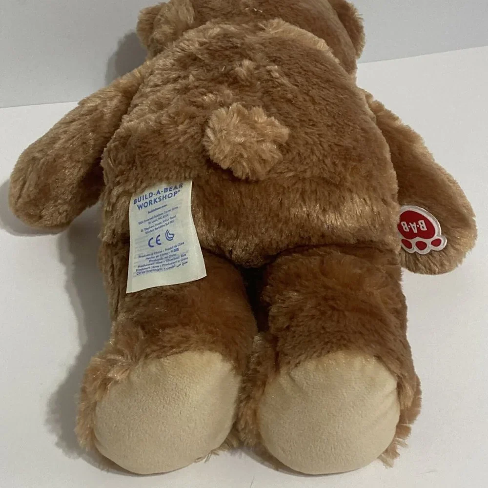 Build A Bear Plain Brown Bear Stuffed Animal Plush Toy 15" - Picture 5 of 11